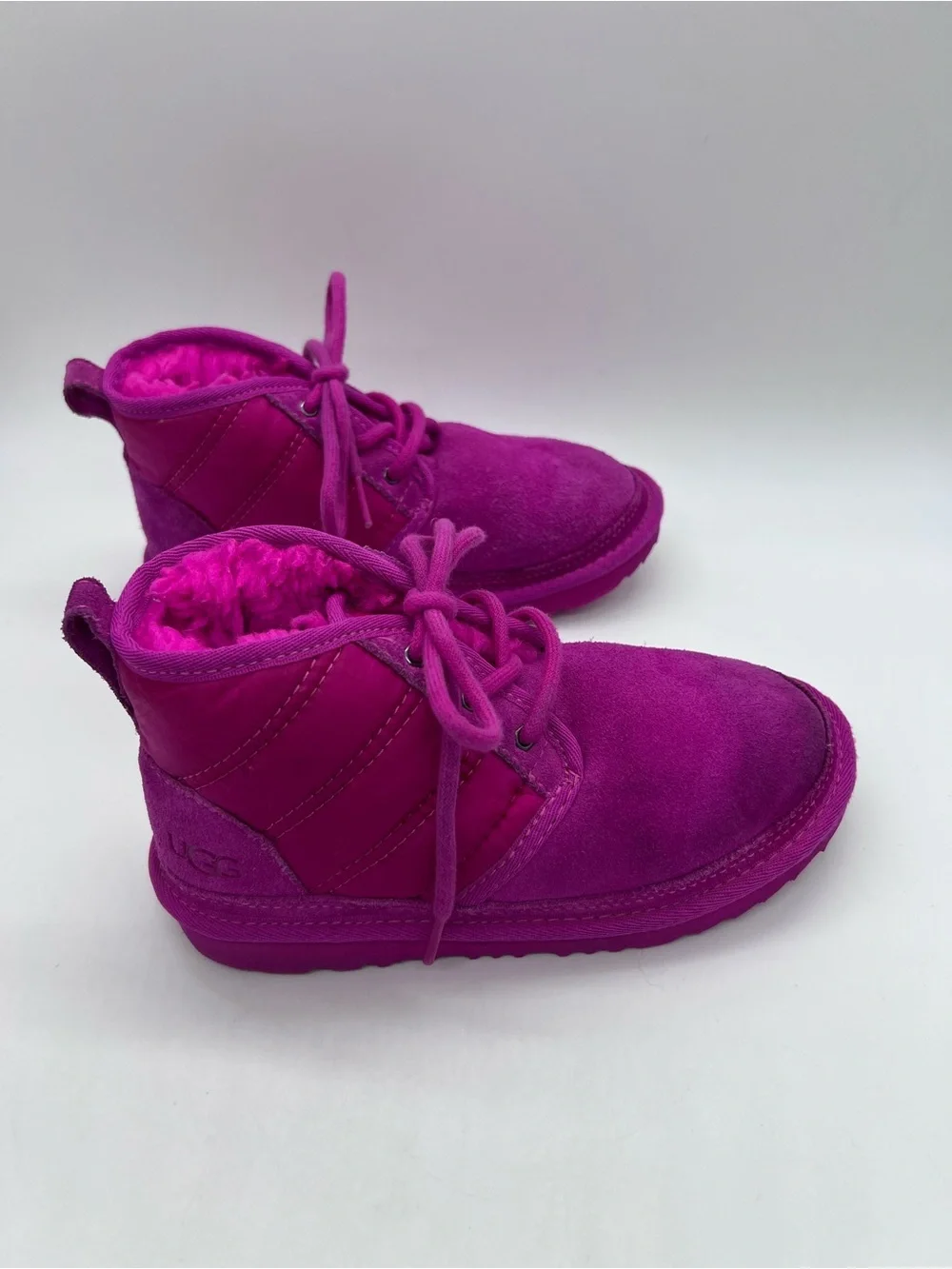 UGG Neumel II LTA Hot Pink Suede Bootie Unisex Size Little Kids 1